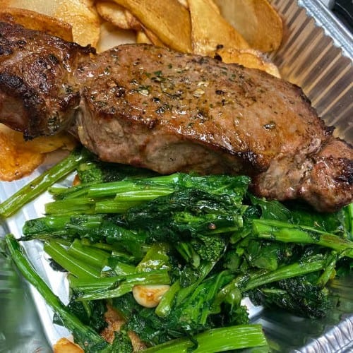 Grilled New York Steak.