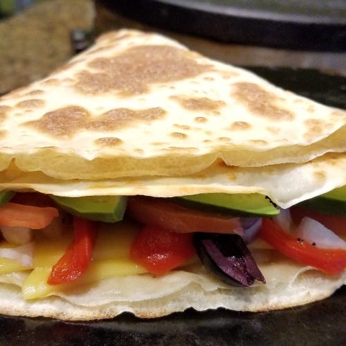 Savory Veggie Crepe.