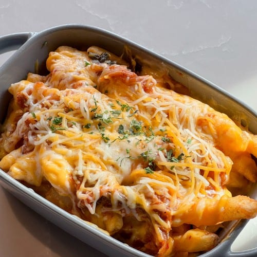 Kimchi Cheese Fries.