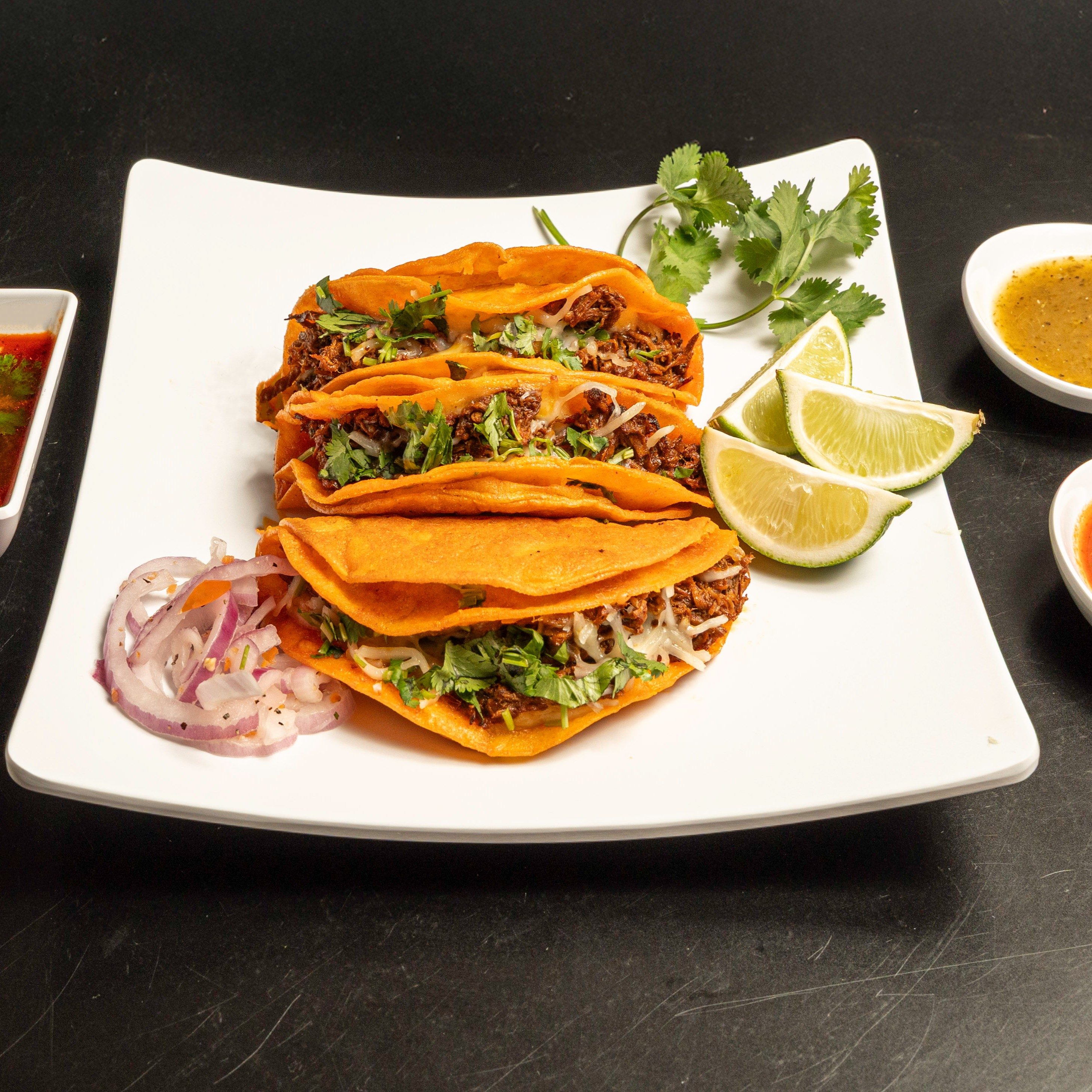 Quesabirria Tacos  (3 Pieces).