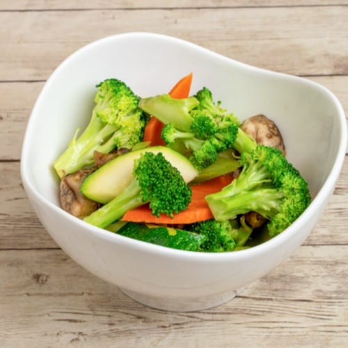 Side Steamed Vegetable.