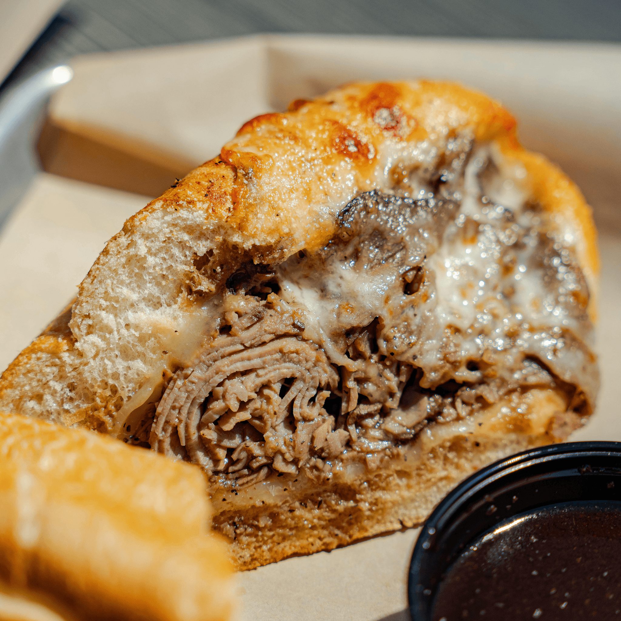 French Dip Sandwich.