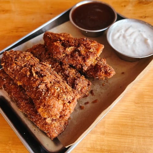 Southern Fried Chik'n Strips.