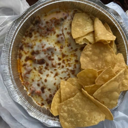 Queso Fundido Con Chorizo.