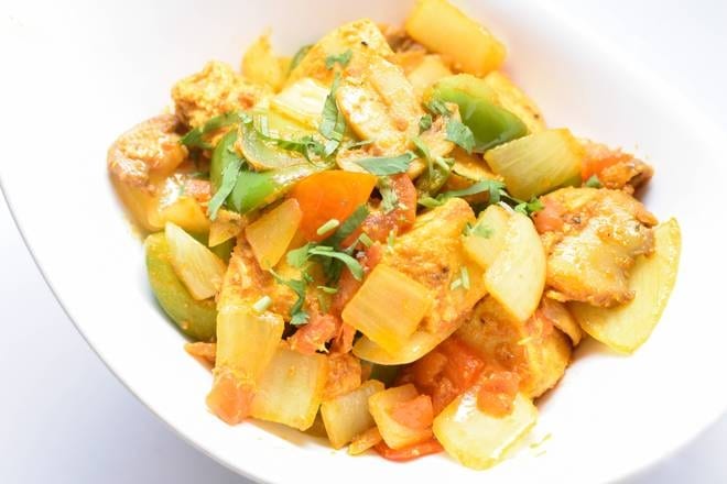 Chicken Mushroom Balti.