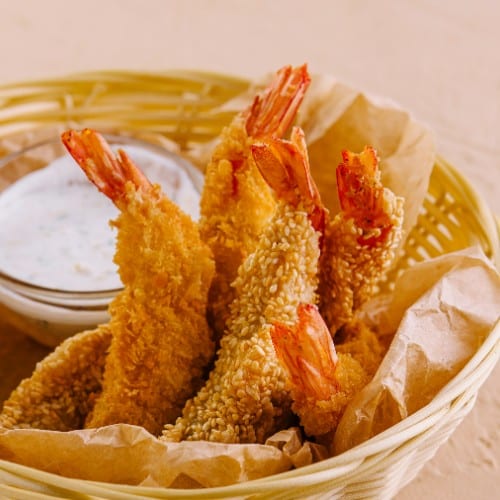 Fried Shrimp Tempura.