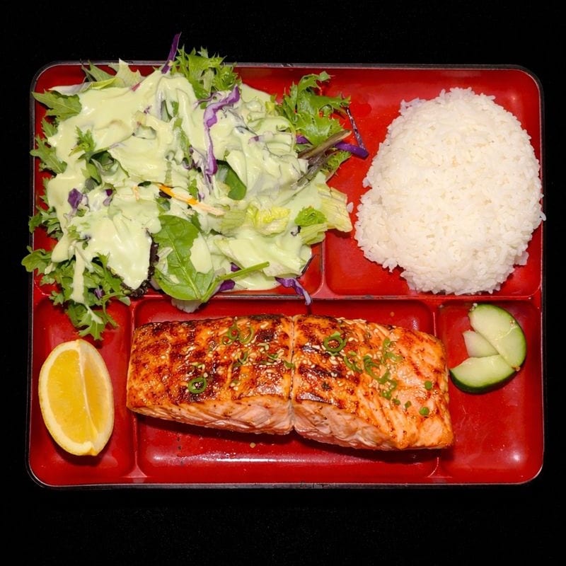 Salmon Teriyaki Box.