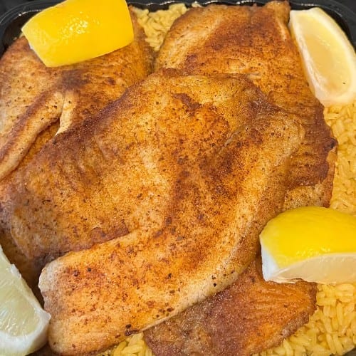 Cat Fish or Tilapia (Grilled or Fried ).