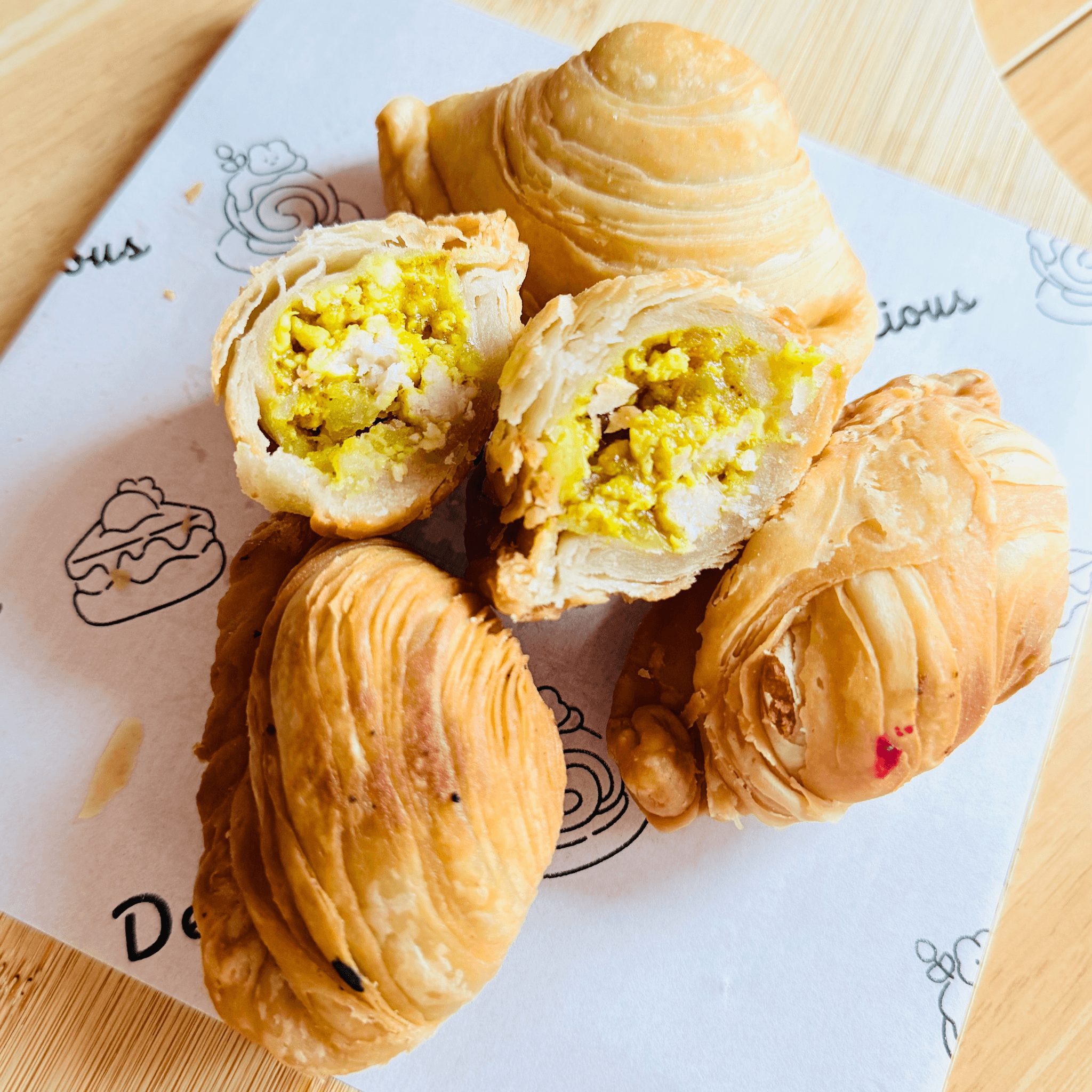 Chicken Curry Puffs.