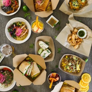 Small Catering 1/2 Protein 1/2 Rice 1/2 Bbean 1/2 Plantain