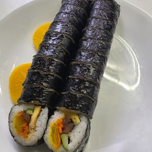 Vegetable Kimbap.