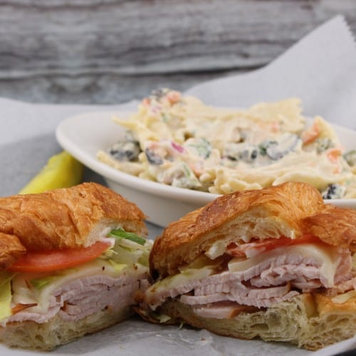 Turkey Parsant Sandwich.