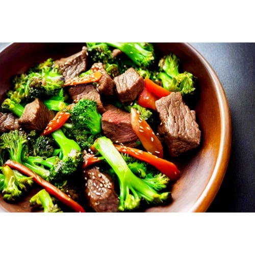 Beef with Broccoli (Lunch).