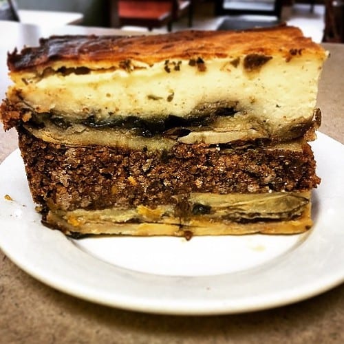 Moussaka Dinner.