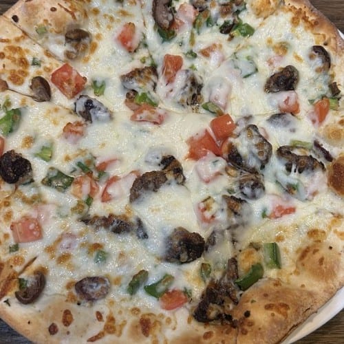 Lamb Pizza.
