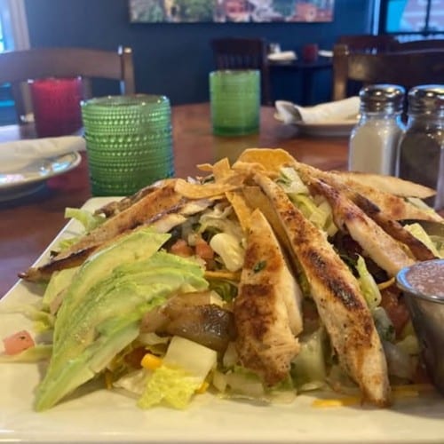 Fajita Chicken Salad Dinner.