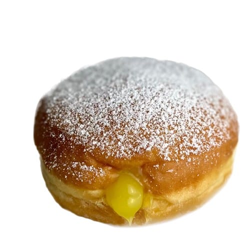 Lemon filled donut.