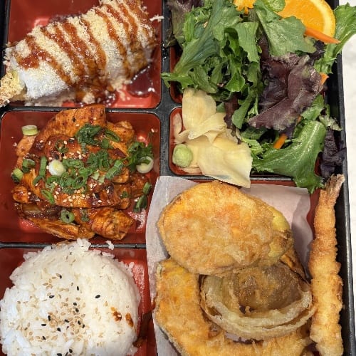Spicy Chicken Bento.