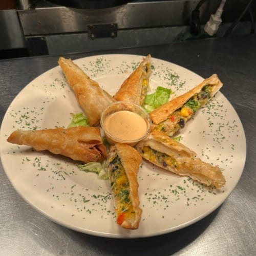 Southwest Chicken Eggrolls.