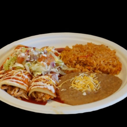 2 Enchiladas Plate.