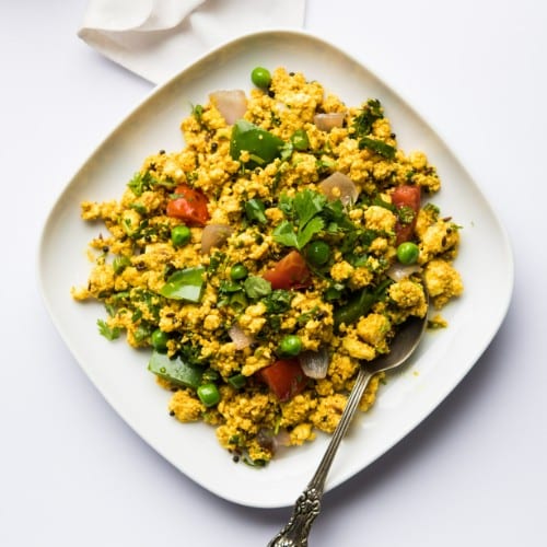 Paneer Burji.