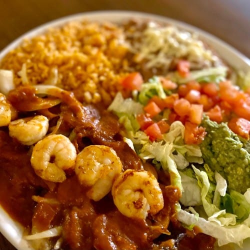 Steak & Shrimp a La Diabla.