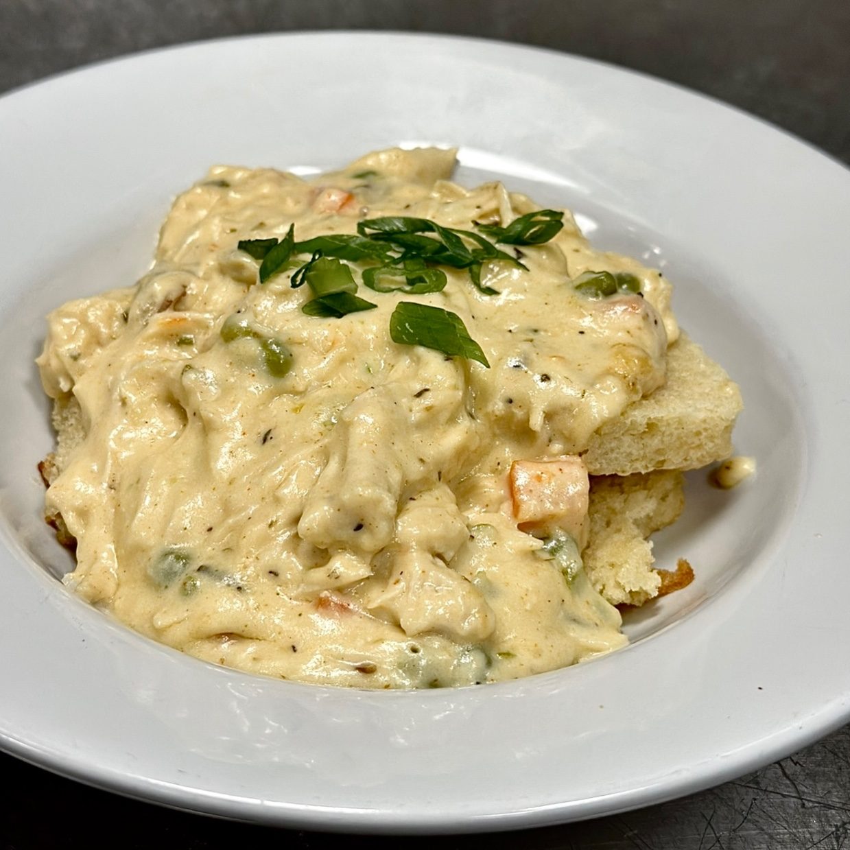 Chicken & Biscuit Pot Pie.