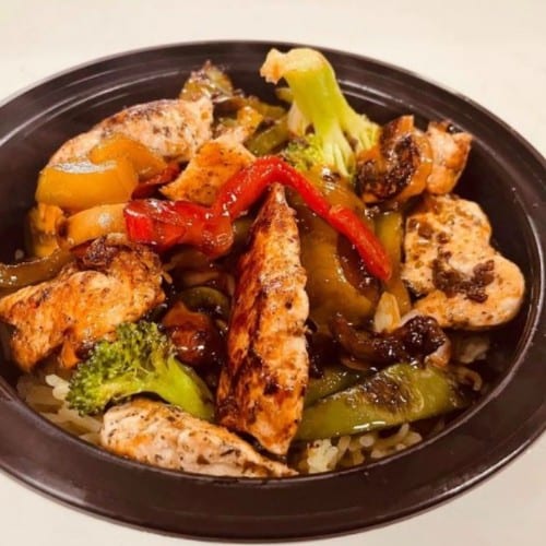 Chicken Teriyaki Rice Bowl.