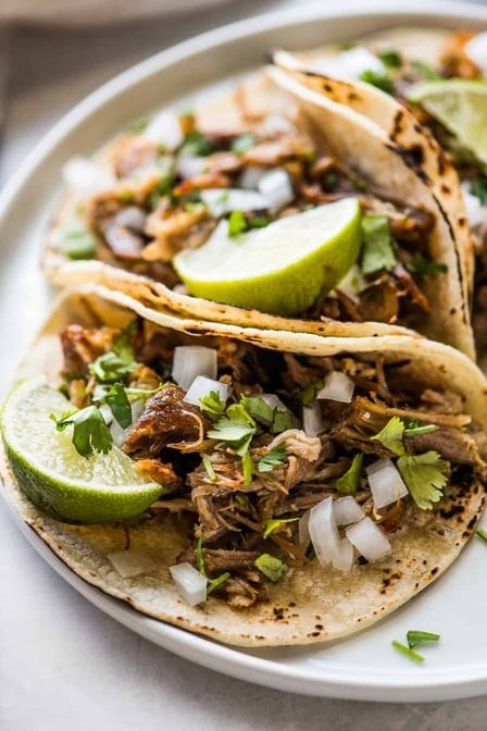Taco De Carnitas (Roasted Pork).