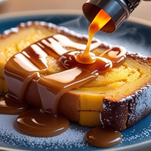 Mango Bread Pudding.