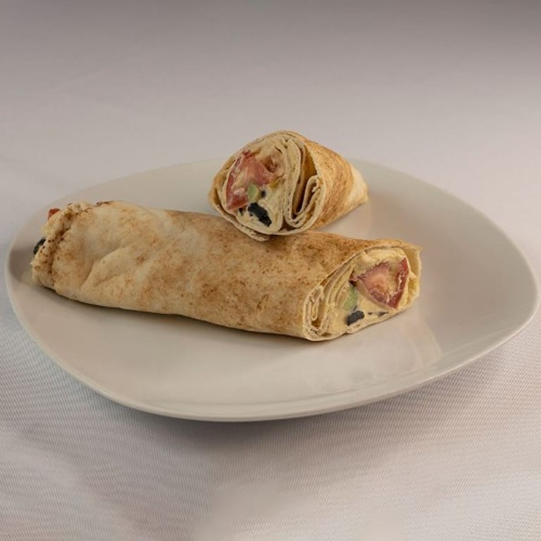 Fresh Greek Salad Wrap Delights