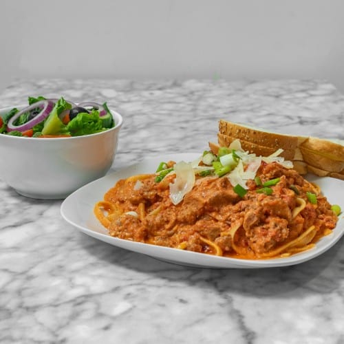Fettucine Bolognese.