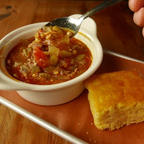 Brunswick Stew Bowl.