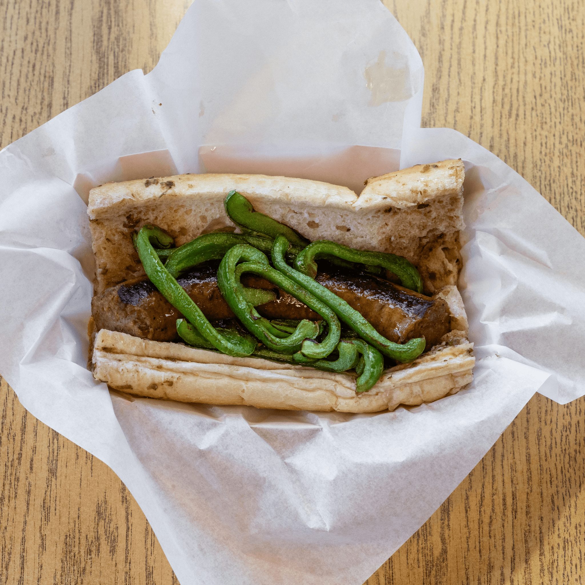Italian Sausage with Peppers.
