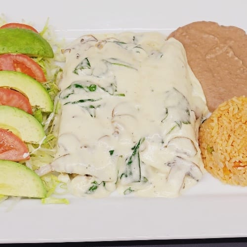 Richard's Fish Enchiladas.