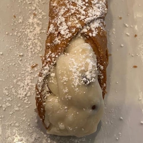 Homemade Cannoli.