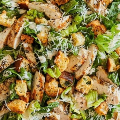 Grilled Chicken Caesar Salad.