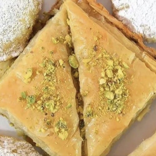 Pistachio Baklava.