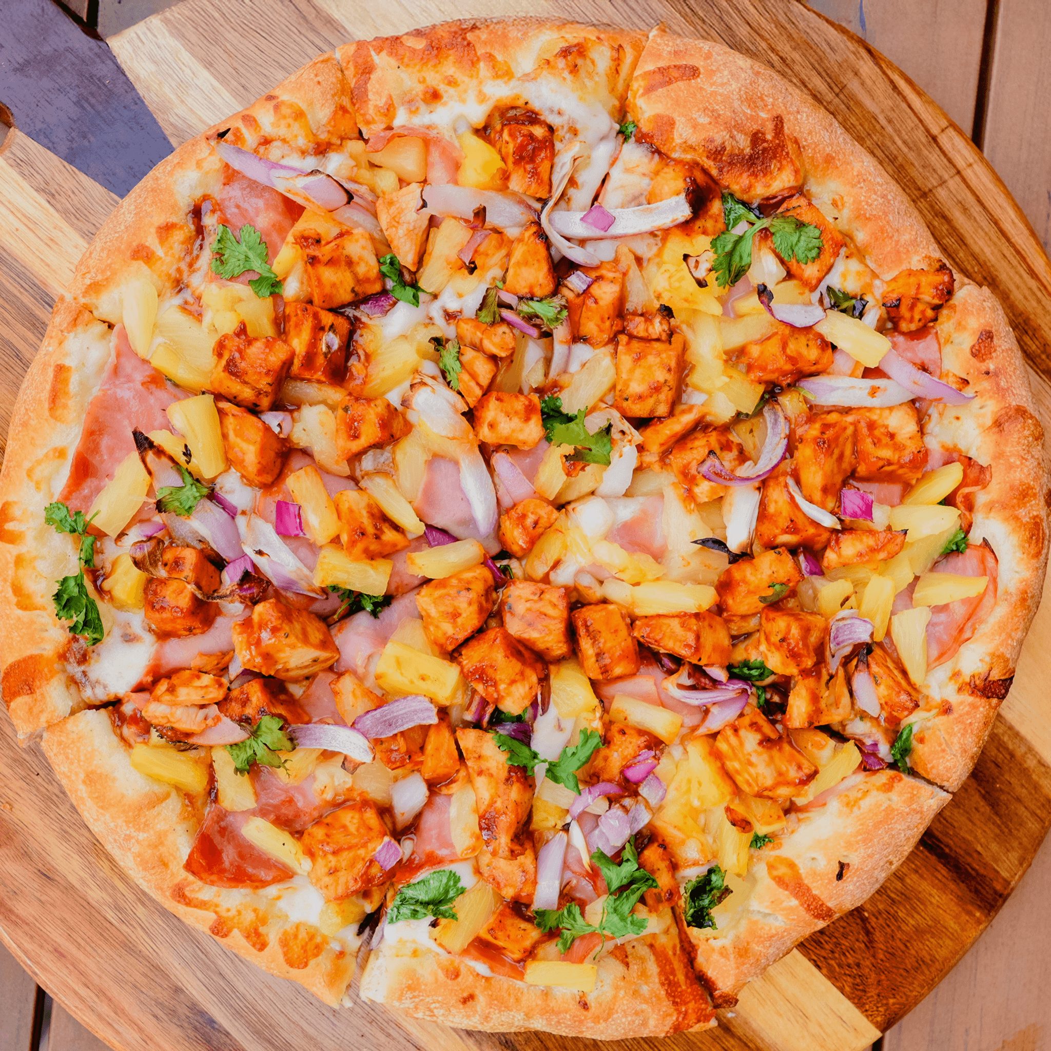 BBQ Hawaiian Pizza (Large).