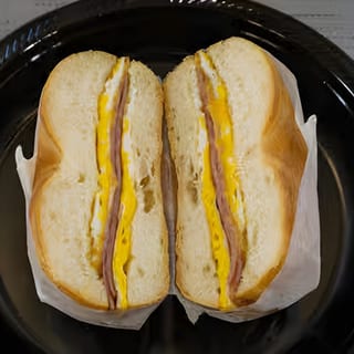 Taylor Ham, 2 Eggs, Cheese, Sandwich
