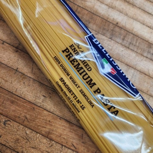 Italian Spaghetini Pasta.