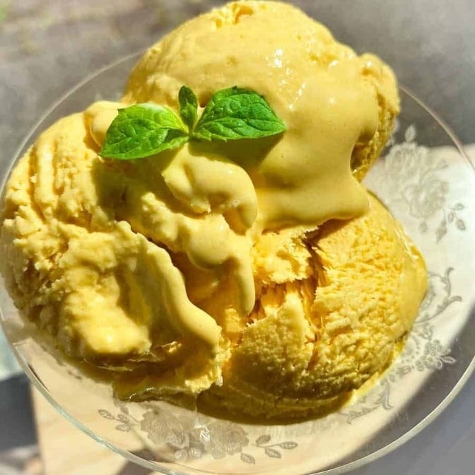 Mango Ice Cream.