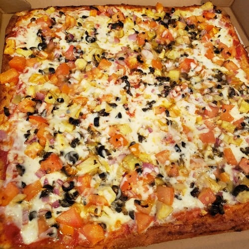 Bruschetta Pizza (Large 18" (12 Slices)).