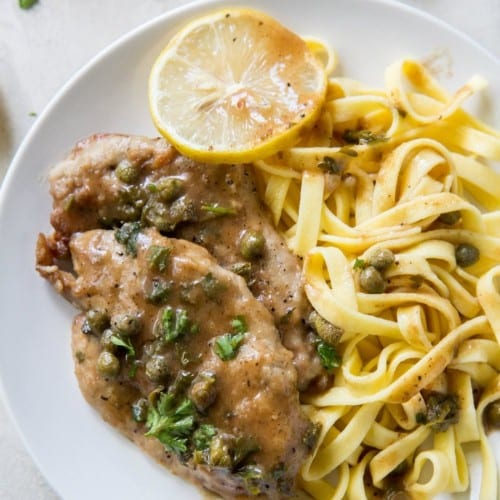 Veal Piccata (Entree).