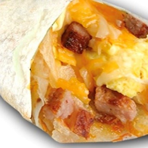 Sausage & Egg Burrito.