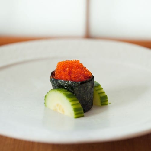 Masago / Smelt Roe Nigiri.
