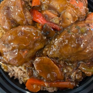 Brown Stew Chicken Bowl