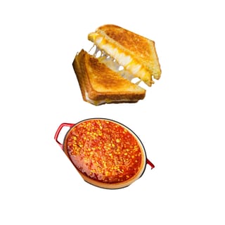 Grilled Cheese with Brunswick Stew