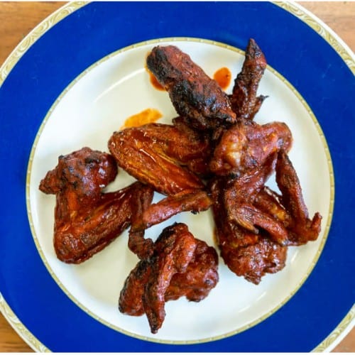 6 Pieces BBQ Wings.