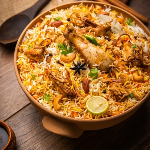 Chicken Sukka Biryani.